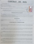 Contrat de bail enregistré